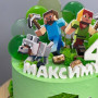 Детский торт «Minecraft» фото 3