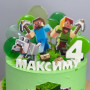 Детский торт «Minecraft» фото 2